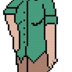 Lois Griffin from Family Guy Counted Cross Stitch Pattern