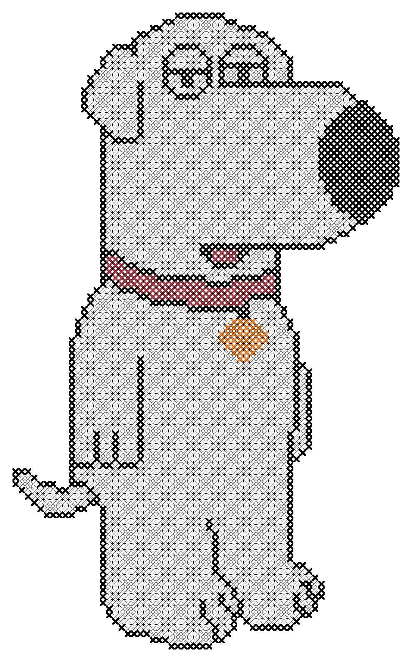 Brian from Family Guy Counted Cross Stitch Pattern - Image 3